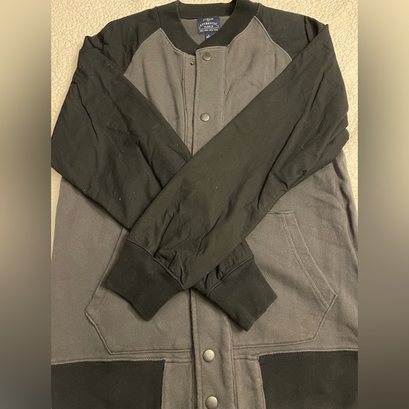 J. Crew Fleece Bomber Jacket - Picture 2 of 2